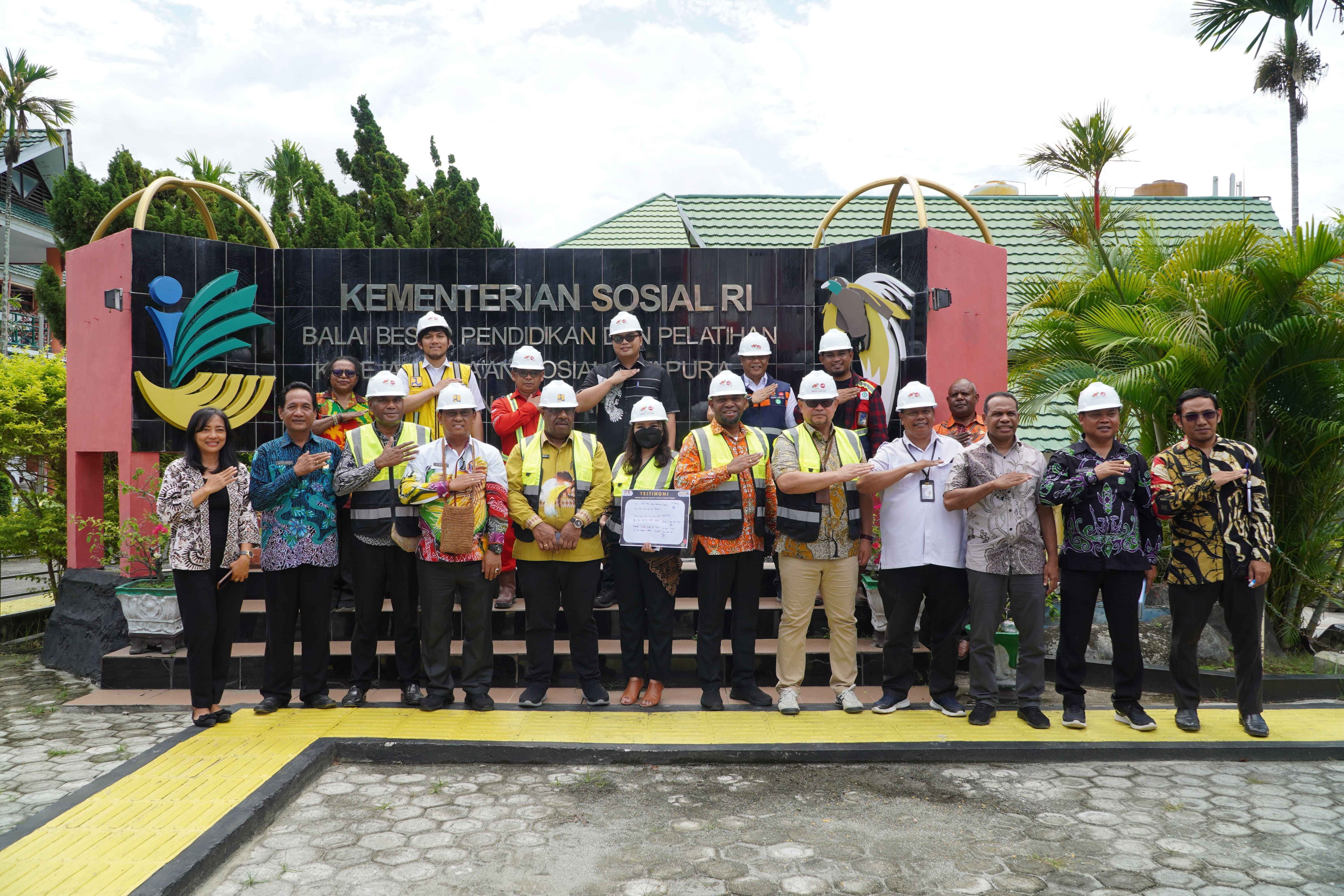 Pemprov Papua mengikuti  peninjauan kesiapan peresmian Sekolah Rakyat tahap I Provinsi Papua